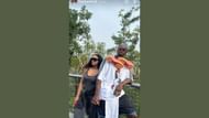 Edwards and Jenie Robel in China. (Credits: @coutureinc/TikTok)